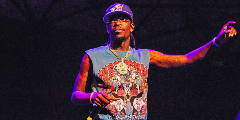 Rich Homie Quan performing live on stage.