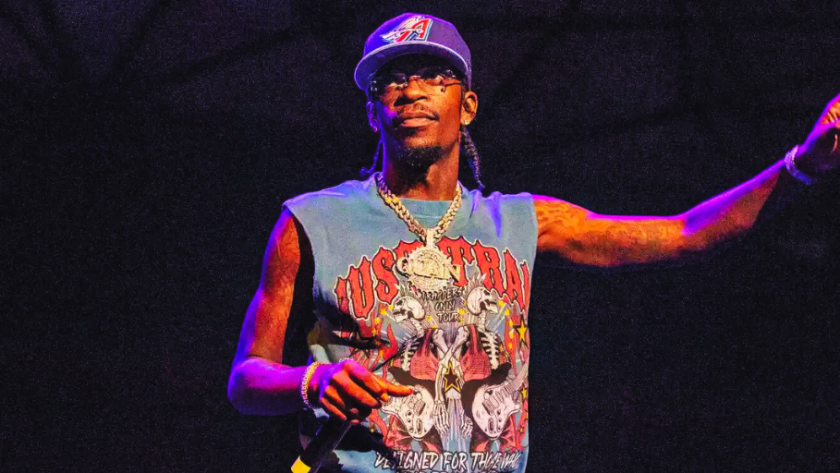 Rich Homie Quan performing live on stage.